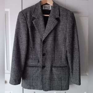 Vintage Womens Plaid Blazer